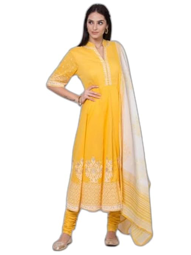 BIBA Women Biba Women Cotton Printed Suit Set