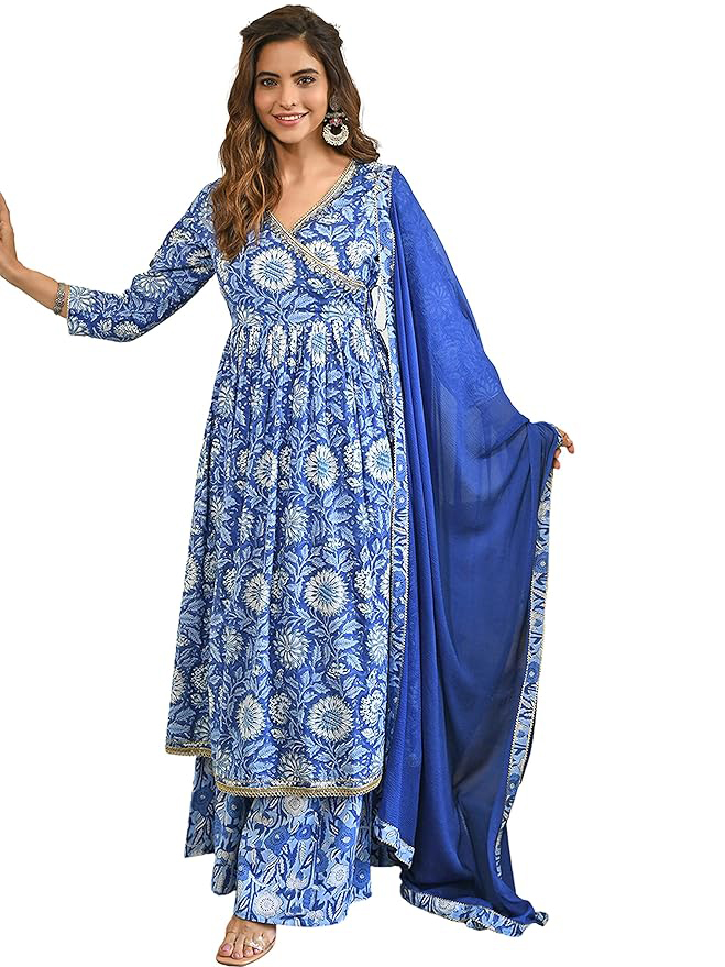 Janasya Women Cotton Kurta Set