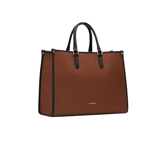 Miraggio Womens Denice Large Sized Tote Bag With Adjustable & Detachable Sling Strap And Top Handles | Fits Upto 14inch Laptop | Tote Bags for Women For Office Use, Work