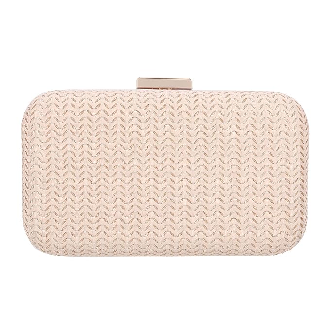 Mochi Women Gold Framed Clutch Bag | Ladies Purse Wallet (38-8368)