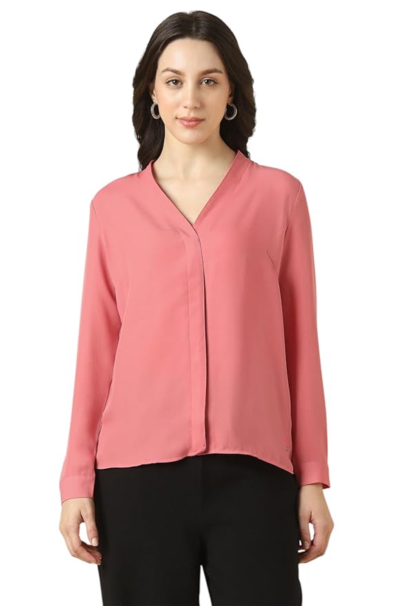 Allen Solly Womens Full Sleeve top with V Neck