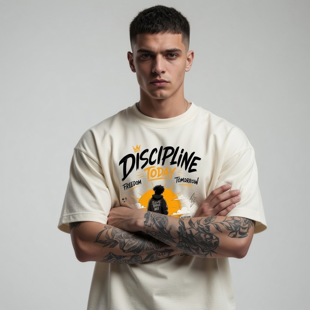 Discipline Today Motivation Graphic T-Shirt