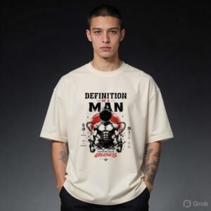 Definition of a Man Anime Oversized T-Shirt
