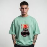 Limitless JDM Sunset Car Graphic T-Shirt
