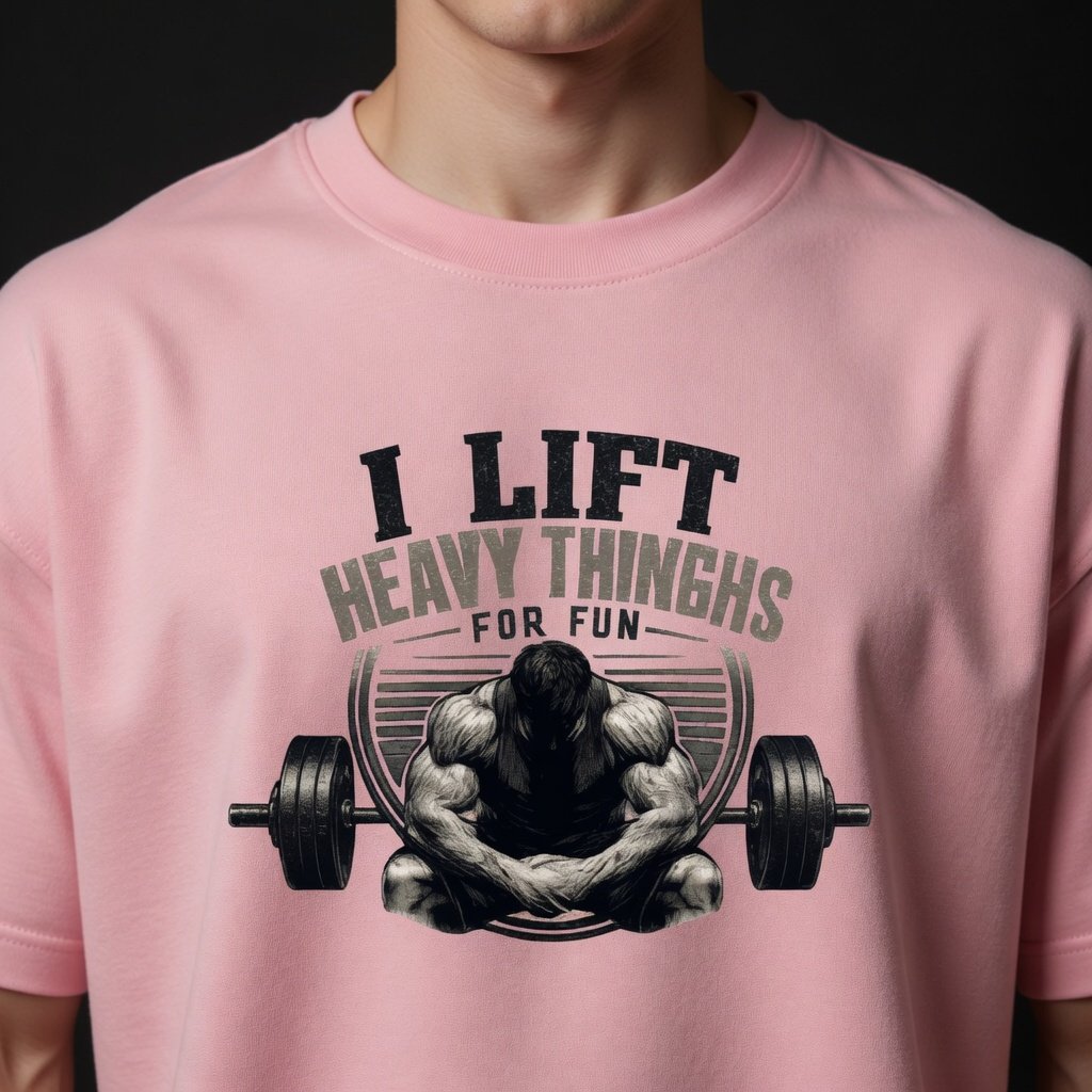 I Lift Heavy Things For Fun Gym T-Shirt