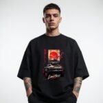 Limitless JDM Sunset Car Graphic T-Shirt