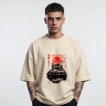 Limitless JDM Sunset Car Graphic T-Shirt
