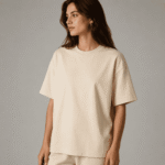 Oversize Beige Solid