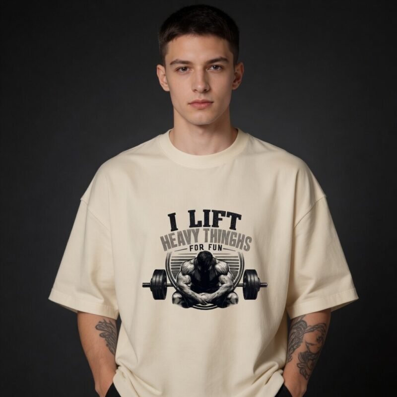 I Lift Heavy Things For Fun Gym T-Shirt